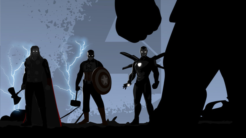 Minimalist Avengers Wallpapers