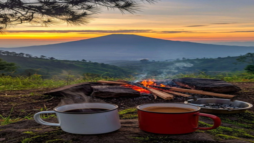 nature with tea