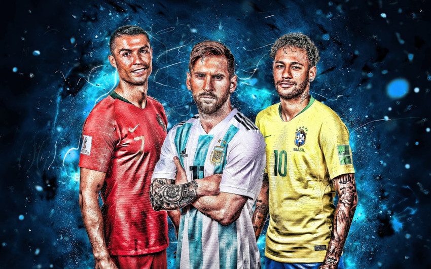 ronaldo messi and neymar